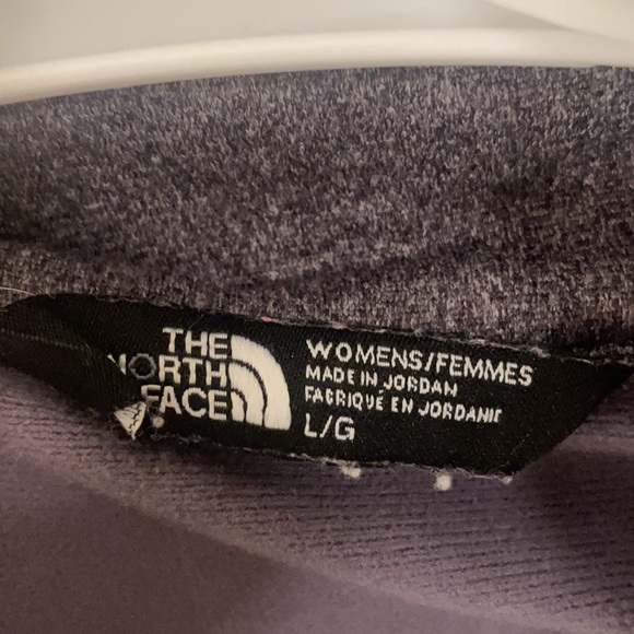 North Face jacket- shell, lighter weight plum gray - running, ski, hiking - Picture 4 of 4